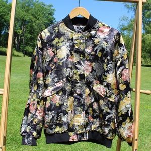 Free People Floral Print Jacket